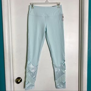 RARE Victoria's Secret Sport Knockout Baby Blue Workout Leggings